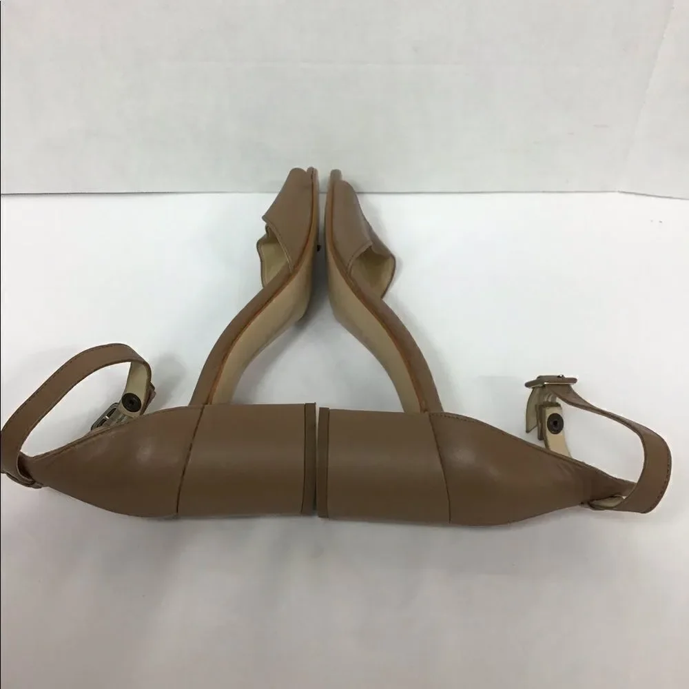 Paul Green Leather Augusta Block Heel Sandal